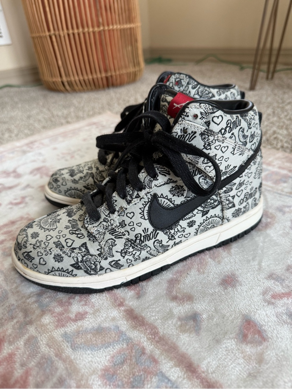 Nike Dunk High "Amor" Valentine's Day 2010 - Rare HTF Size 6
